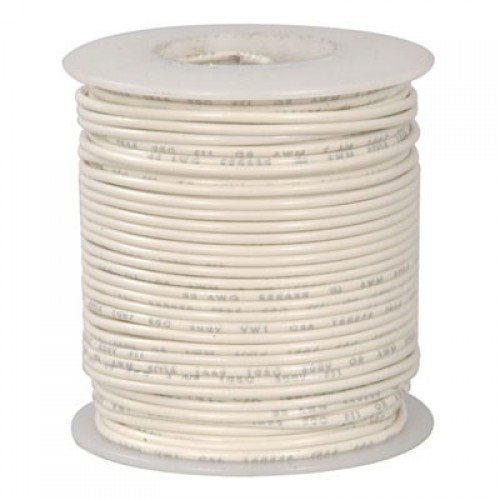 20 Awg Stranded Hook Up Wire White 1 Meter 